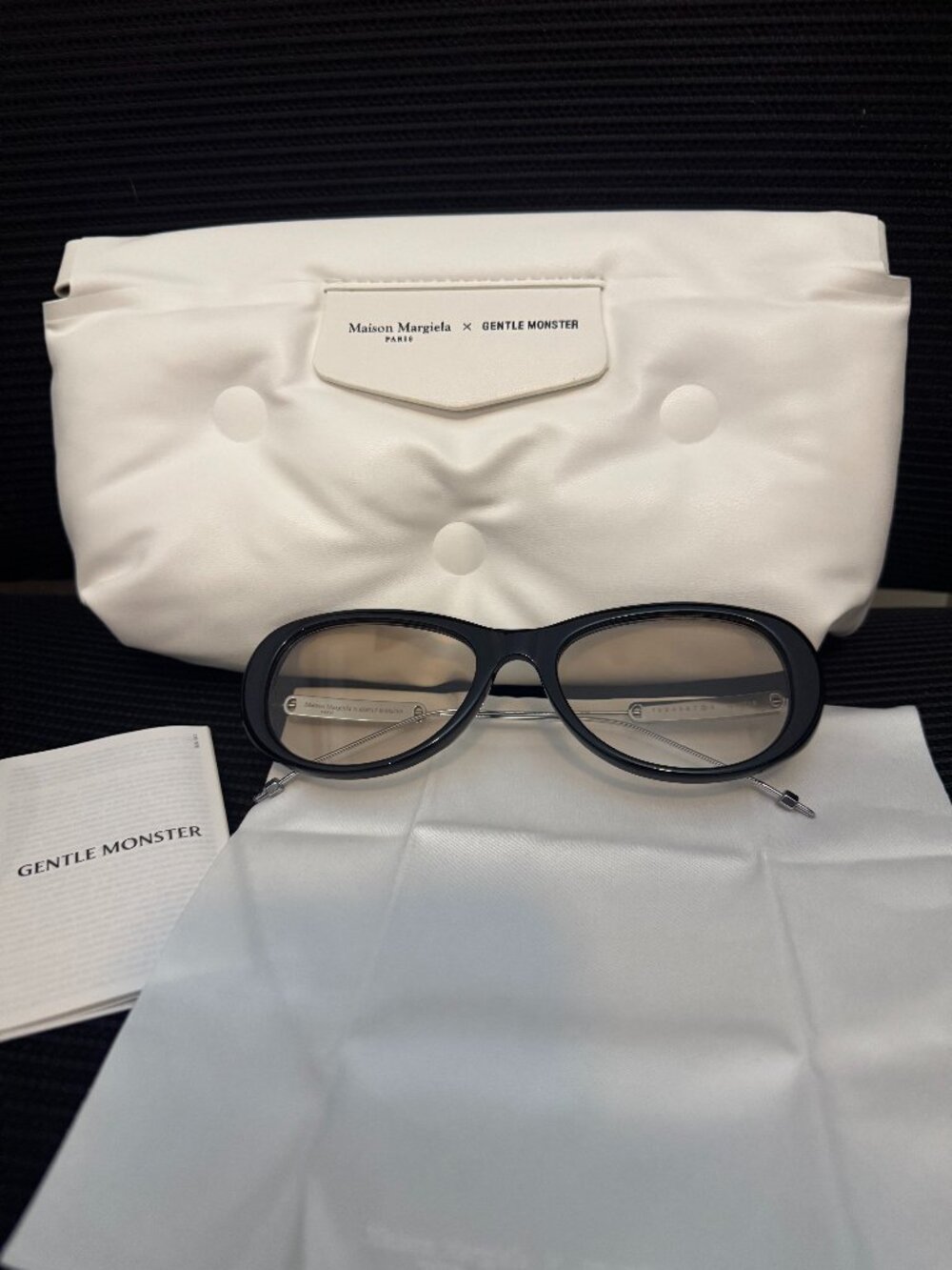 Maison Margiela x Gentle Monster MM215 | Y2K Retro Oval Sunglasses, Full Set